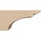 Ekena Millwork 4"W x 8"D x 4"H Wide Yorktown Rough Cedar Woodgrain TimberThane Corbel, Primed Tan CORUR04X08X04YORRCPR - alternate 3